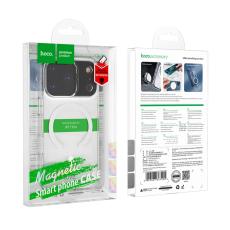 Case Hoco TPU Magnetic Series Airbag Anti-fal for Apple iPhone 17 Pro Transparent