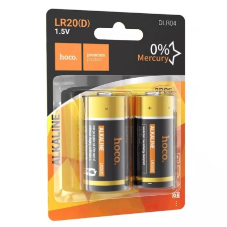 Battery Alcaline Hoco DLR04 LR20 size D Pcs. 2