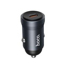 Car Charger Hoco Z62A Mini QC PD30W 1xUSB-C QC Alluminum Alloy Black