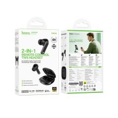 Wireless Hands Free Hoco EW204 Verso TWS v6 350mAh with 4h Talk Time and Music Controls on the Charging Case Black