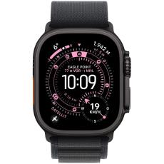 Apple Watch Ultra 3 49mm GPS eSIM NFC IP6X Titanium Case Black with Black Alpine Loop