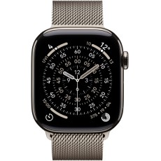 Apple Watch Series 11 5G (2025) Aluminum 42mm GPS eSIM NFC IP6X  Aluminum Case Natural with Natural Milanese Loop