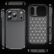 Case Ancus AutoFocus Carbon Fiber για Apple iPhone 17 Pro Black