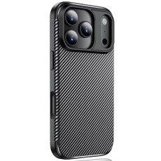 Case Ancus AutoFocus Carbon Fiber &gamma;&iota;&alpha; Apple iPhone 17 Pro Max Black