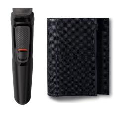 Trimmer Philips MG3710/15 Multigroom Series 3000 Cordless for Body and Face withNose Attatchment and 4 Different Length Combs Black