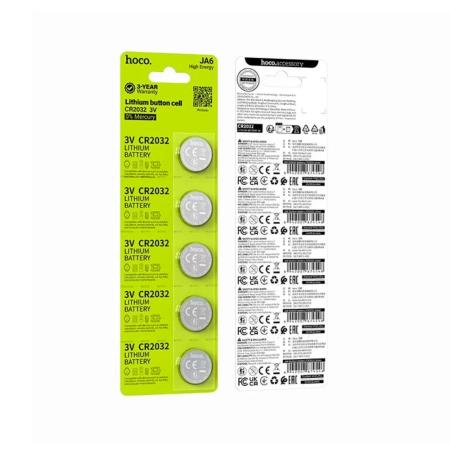 Buttoncell Lithium Hoco JA6 CR2032 Pcs. 5