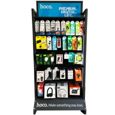 Stand with Accessories Hands Free, Chargers, Charging Cables, Powerbanks Adapters and Wireless Speakers 190 Pieces