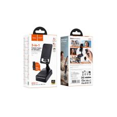 Wireless Speaker/Phone Holder Hoco HC45 Wave BT 6.0 1000mAh 3W with Remote Control up to 5Hrs Usage Time Black