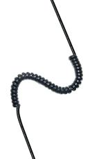 Wired Headset Noozy Black-Silver RJ9 with Microphone for DECT Telephones