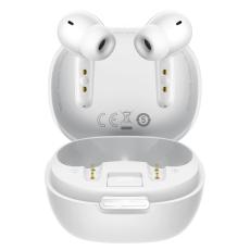 Wireless Hands Free Hoco EQ100 Intelligent TWS ANC Dual Microphone v6.0 500mAh 10Hrs Talk Time  and AI Translation in 134 Languages and Built-in Phone Stand White