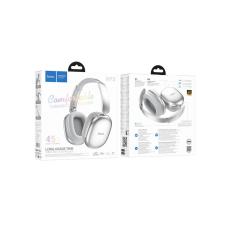 Wireless Hands Free Hoco W73 Graceful HiFi Audio v6.0 400mAh 45h Talk Time AUX USB-C Silver