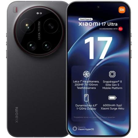 Xiaomi 17 Ultra 5G Dual Sim 6.9" 16GB/1TB NFC IP68 Black