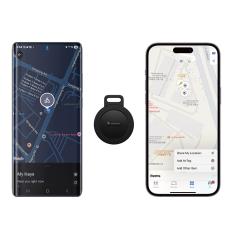 Tracking Device Hoco E101 for iOS and Android Compatible with Apple Find My Network and Google Find My Device Black