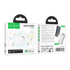 Tracking Device Hoco E101 for iOS and Android Compatible with Apple Find My Network and Google Find My Device White