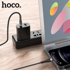Charging Cable Hoco SU99 Pro PD27W USB to Lightning Μαύρο 1m