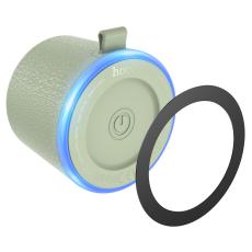 Wireless Speaker Hoco HC49 Shine Mini Magnetic TWS Hi-Fi Audio v6.0 700mAh 8W up to 4 Hours Play Time and Colourfull Lighting Green