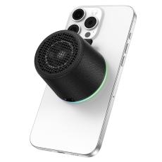 Wireless Speaker Hoco HC49 Shine Mini Magnetic TWS Hi-Fi Audio v6.0 700mAh 8W up to 4 Hours Play Time and Colourfull Lighting Black