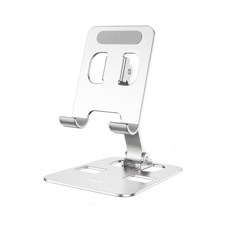Hoco Phone Aluminum Folding Stand DH14 Compatible with Devices 4.7"-7" Silver