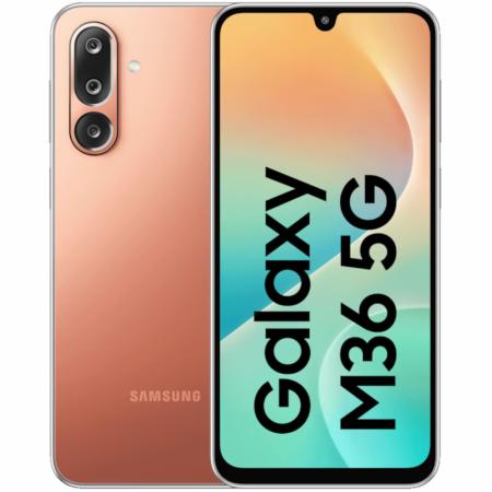 Samsung SM-M366 Galaxy M36 5G Non EU Dual Sim 6.7" 6GB/128GB NFC Orange Haze with 1 Year Guarantee from Samsung Service