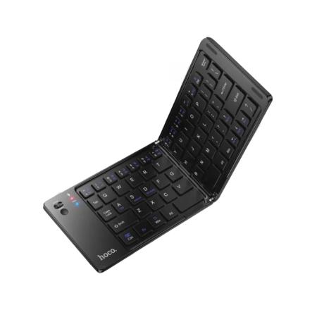 Hoco DI81 Mini Foldable Wireless Keyboard 67 Keys Bluetooth v5.0 150mAh 40Hrs Use Time Black