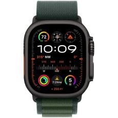 Apple Watch Ultra 2 49mm GPS eSIM NFC IP6X Titanium Case with Dark Green Alpine Loop