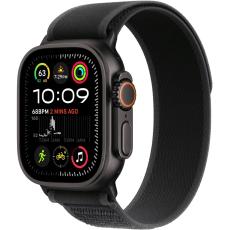 Apple Watch Ultra 2 49mm GPS eSIM NFC IP6X Black Case with Black Trail Loop