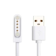 Charger 4 pin for Hoco Y101 Smartwatch Magnet Distance: 17mm Pin Distance: 8mm White
