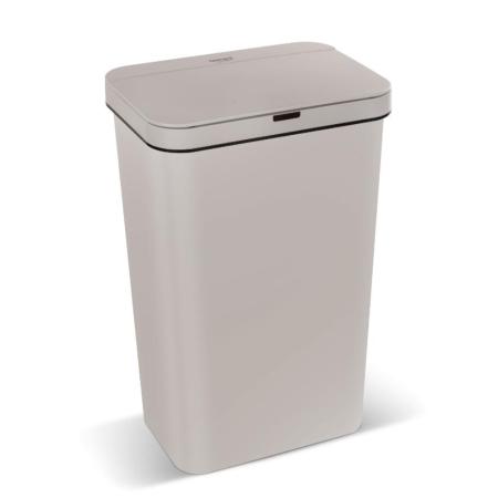 Plastic Waste Bin with Photocell 50lt SENSOR Lamart LT8109 Cream
