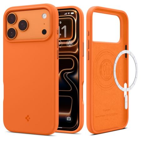 Case Spigen Silicone Fit Magsafe for Apple iPhone 17 Pro Max Cosmic Orange