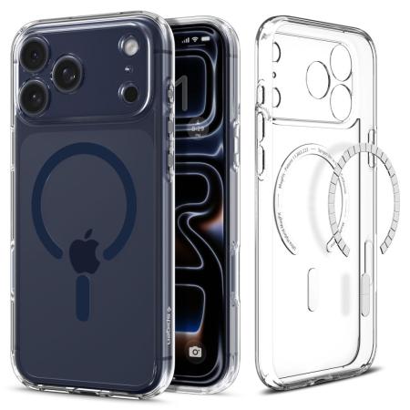 Case Spigen Ultra Hybrid Magsafe for Apple iPhone 17 Pro Max Clear Deep Blue