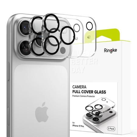Camera Film Ringke Full Cover for Apple iPhone 17 Pro Black 2 pack