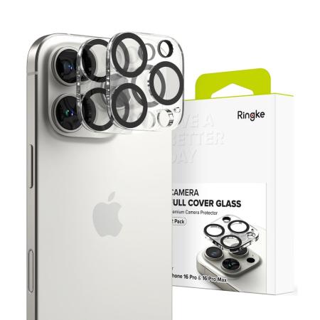 Camera Protector Ringke for Apple iPhone 16 Pro 16 Pro Max Clear 2 pack