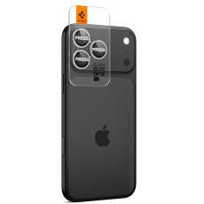 Camera Protector Spigen Optik Pro Ez Fit Glass for Apple iPhone 16 Pro 16 Pro Max 17 Pro 17 Pro Max Silver 2 pack