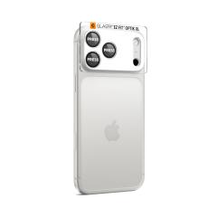 Camera Film Spigen Optik Pro XL Glass Ez Fit  for Apple iPhone 17 Pro Silver