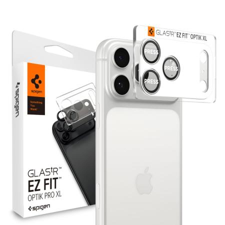 Camera Film Spigen Optik Pro XL Glass Ez Fit for Apple iPhone 17 Pro Silver
