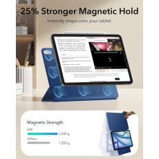 Case Esr Rebount Magnetic for Apple iPad Air 4 (2020) Air 5 (2022) 10.9''  iPad Air 6 (2024) Air 7 (2025) Air 8 (2026) 11''  Navy Blue