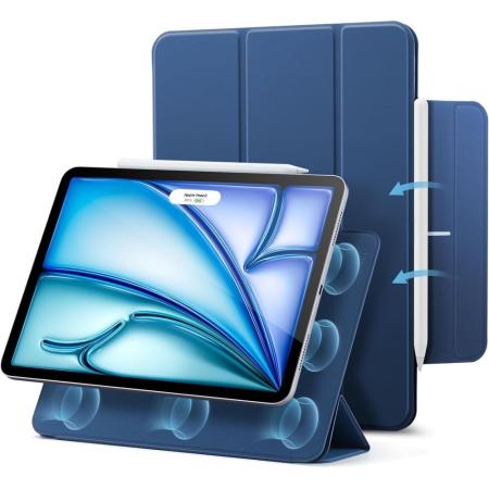 Case Esr Rebount Magnetic for Apple iPad Air 4 (2020) Air 5 (2022) 10.9'' iPad Air 6 (2024) Air 7 (2025) Air 8 (2026) 11'' Navy Blue