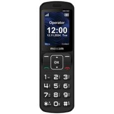 Maxcom MM34D 4G 2.4" 1000mAh with Large Buttons, Radio, Vibration, Flashlight, Bluetooth and Desktop Charger Black