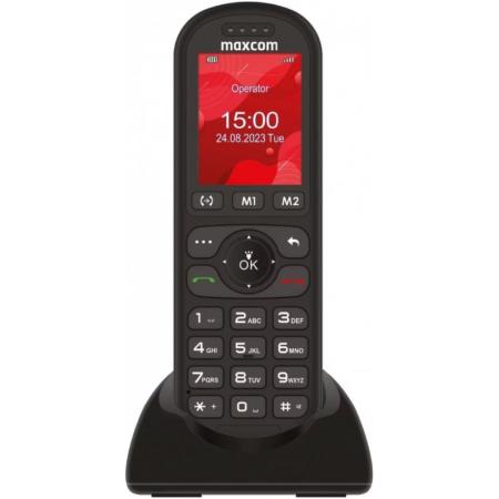 Maxcom MM39D SE 4G 2.4" 1000mAh with Large Buttons, Radio and Desktop Charger Black