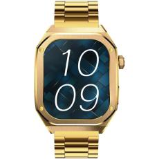 Smartwatch Maxcom FW65 Iron S 1.95” Amoled IP68 400mAh with Extra Strap Gold