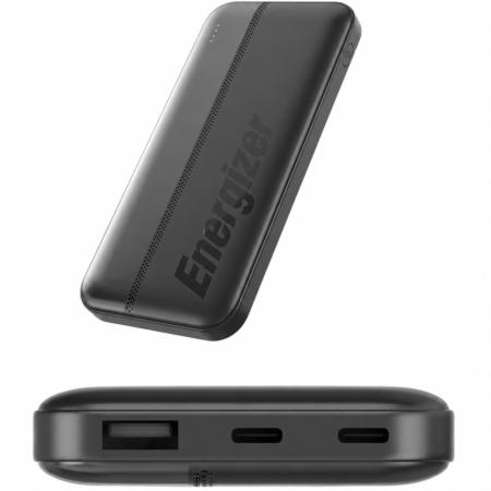 Power Bank Energizer UE10050CC 10000mAh 15W 2xUSB-C 1xUSB-A and LED Battery Indicator Black