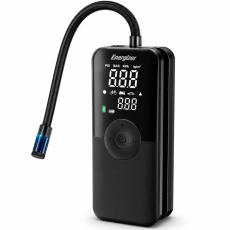 Smart Air Pump Energizer PAC5200 10.3 bar Air Pressure 2600mAh LED Display Flashlight and Powerbank Black