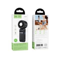 Hoco HX604 Ice Pack Portable Handheld Fan 3000mAh 10000 Rpm Max with Thermoelectric Cooling Panel Black