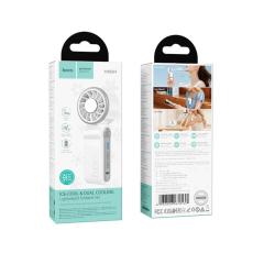 Hoco HX604 Ice Pack Portable Handheld Fan 3000mAh 10000 Rpm Max with Thermoelectric Cooling Panel White