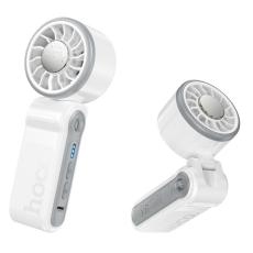 Hoco HX604 Ice Pack Portable Handheld Fan 3000mAh 10000 Rpm Max with Thermoelectric Cooling Panel White