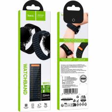 Watchband Hoco WH15 Fabric Series for Samsung Huawei Xiaomi Vivo OPPO etc 22mm Universal Dark Blue