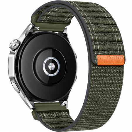 Watchband Hoco WH15 Fabric Series for Samsung Huawei Xiaomi Vivo OPPO etc 22mm Universal Army Green