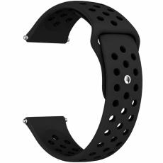 Watchband Hoco WH25 Flexible Series Silicone Strap for Samsung Huawei Xiaomi Vivo OPPO etc 22mm Universal Black