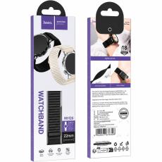 Watchband Hoco WH26 Parkour Series Nylon Strap for Samsung Huawei Xiaomi Vivo OPPO etc 22mm Universal Black