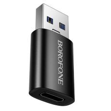 Adapter Borofone BV26B USB-C to USB-A USB3.0 Supports Fast Charging Black